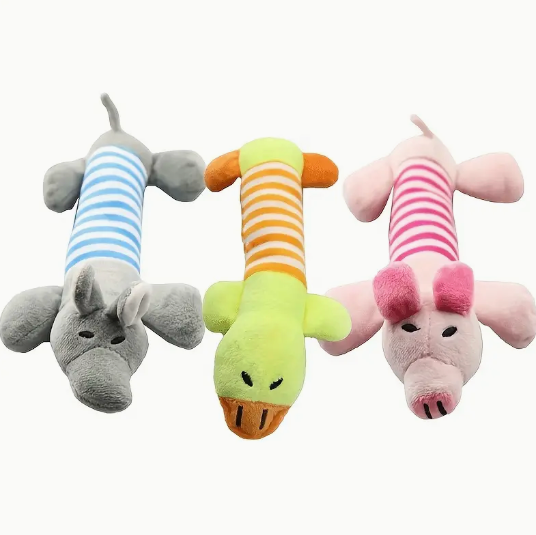 Durable Squeaky Dog Chew Toy – Interactive Design for Aggressive Chewers