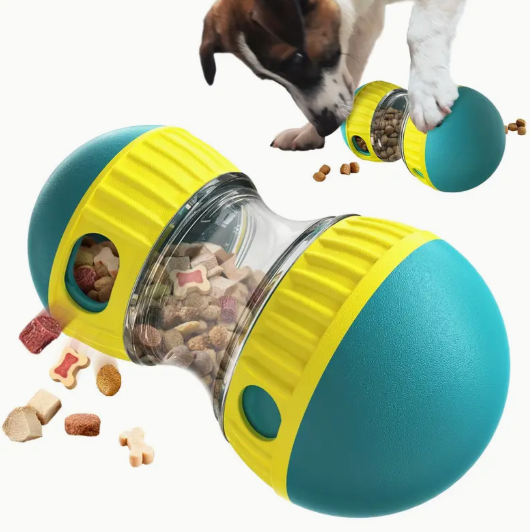 Interactive Slow Feeder Dog Food Dispenser Ball – Anti-Choking, Chew-Resistant Treat Toy for Smart Feeding & Weight Control