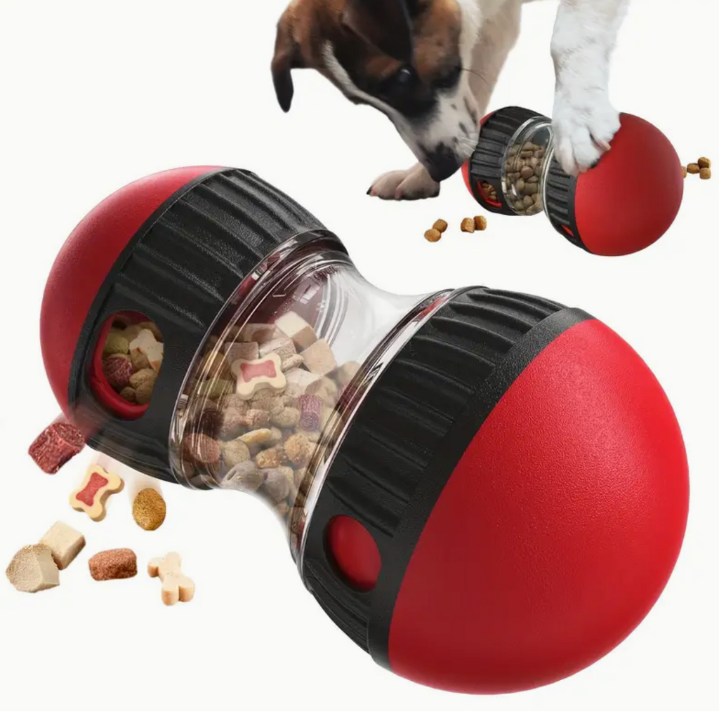 Interactive Slow Feeder Dog Food Dispenser Ball – Anti-Choking, Chew-Resistant Treat Toy for Smart Feeding & Weight Control