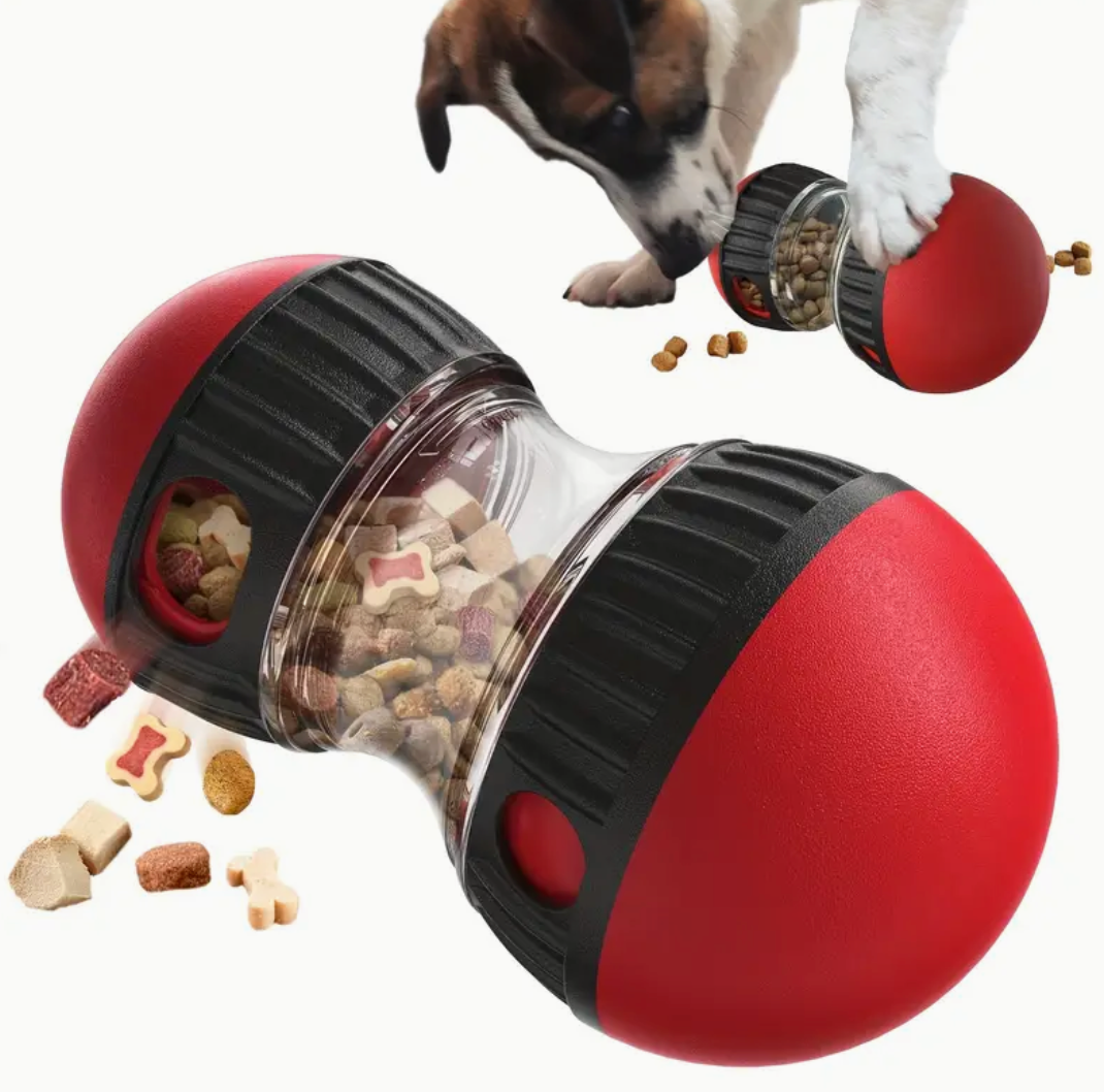 Interactive Slow Feeder Dog Food Dispenser Ball – Anti-Choking, Chew-Resistant Treat Toy for Smart Feeding & Weight Control