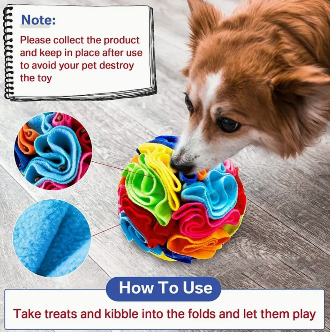Interactive Snuffle Ball for Dogs – Foraging & Sniffing Toy for ALL Breeds