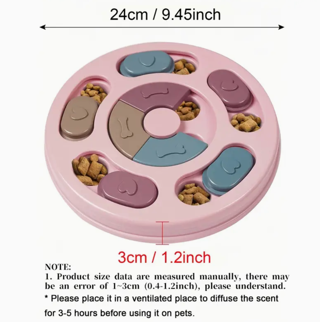 Interactive Puzzle Feeding Toy for Dogs – Slow Feeder & Mental Stimulation Game