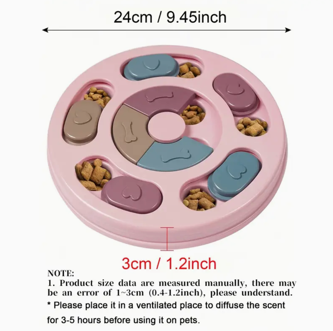 Interactive Puzzle Feeding Toy for Dogs – Slow Feeder & Mental Stimulation Game