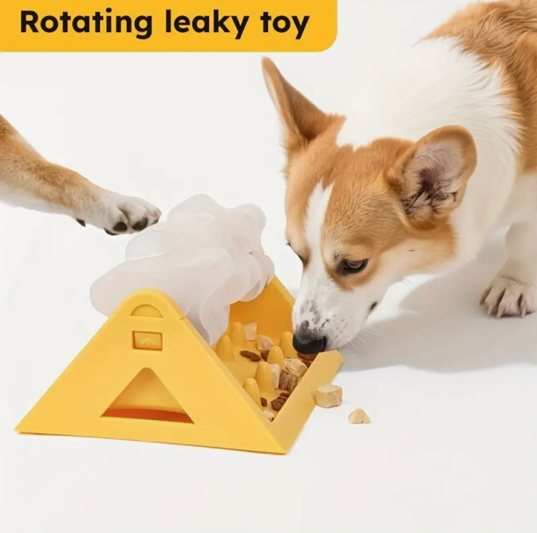 Interactive Automatic Slow Feeder Dog  Food Dispenser & Puzzle Toy – Smart Treat Dispenser