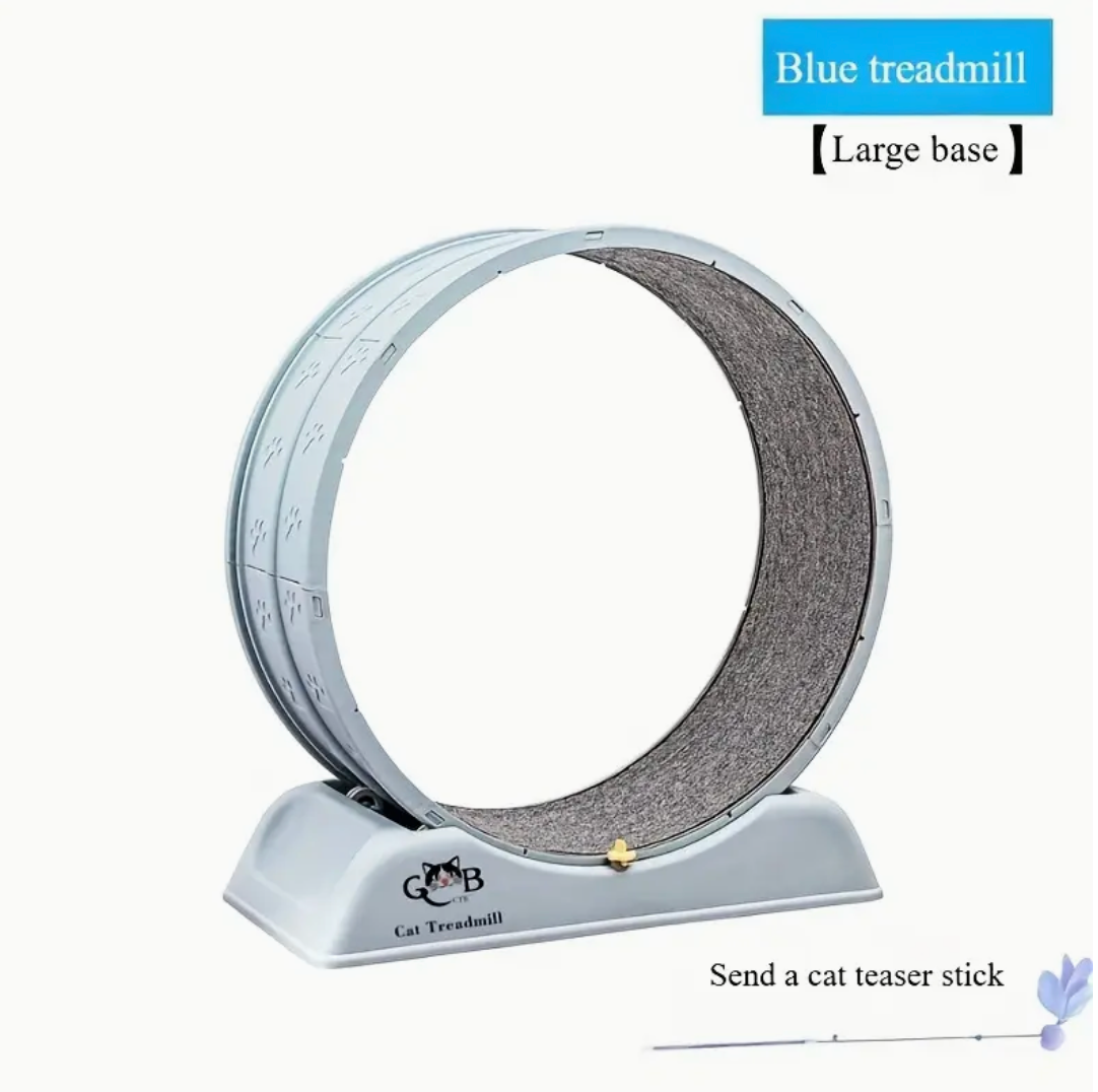 2025 Newest Cat Exercise Wheel with Small Base – Silent Running Wheel for Indoor Cats
