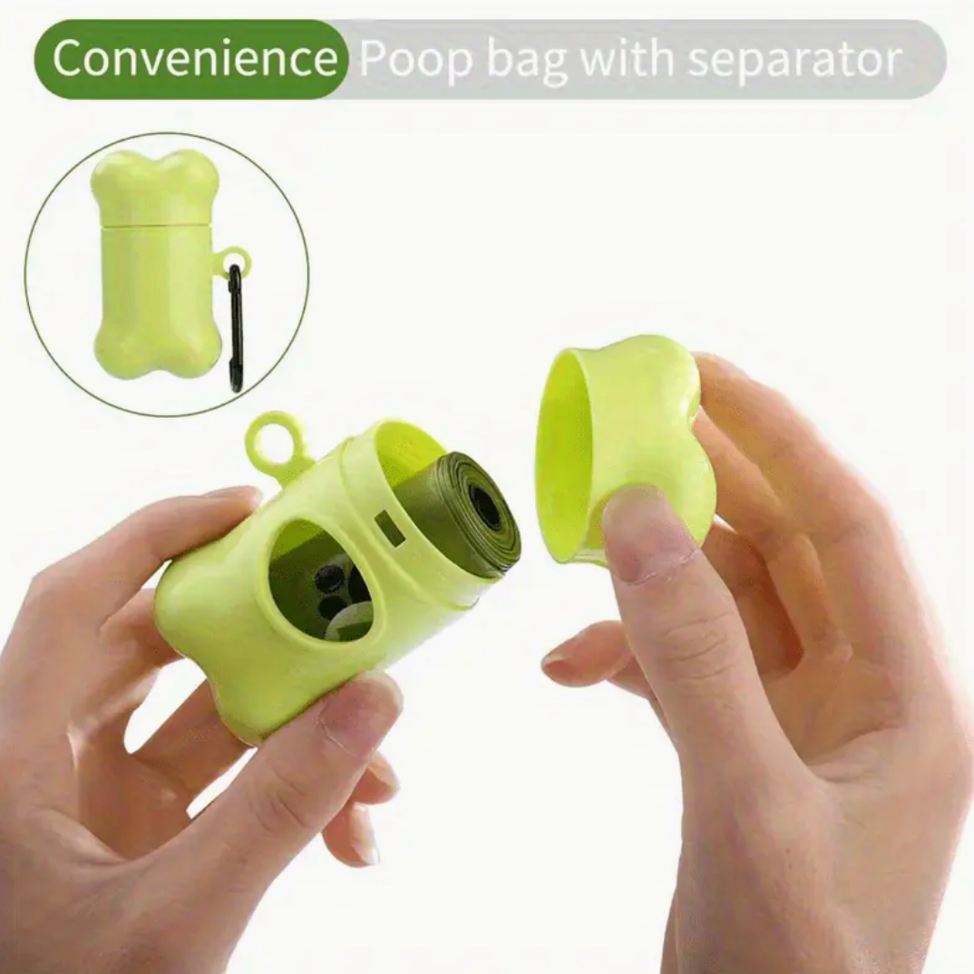 210 Count Corn Starch Dog Waste Bags with Dispenser – Leak-Proof, Unscented & Eco-Friendly