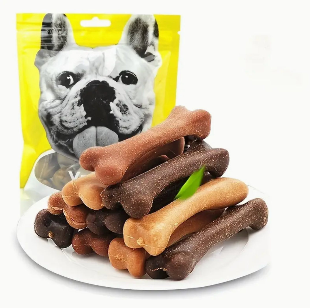 20pcs Dog Tooth Stick Set – Teeth Cleaning Bone Chew Toys for Dogs of All Sizes