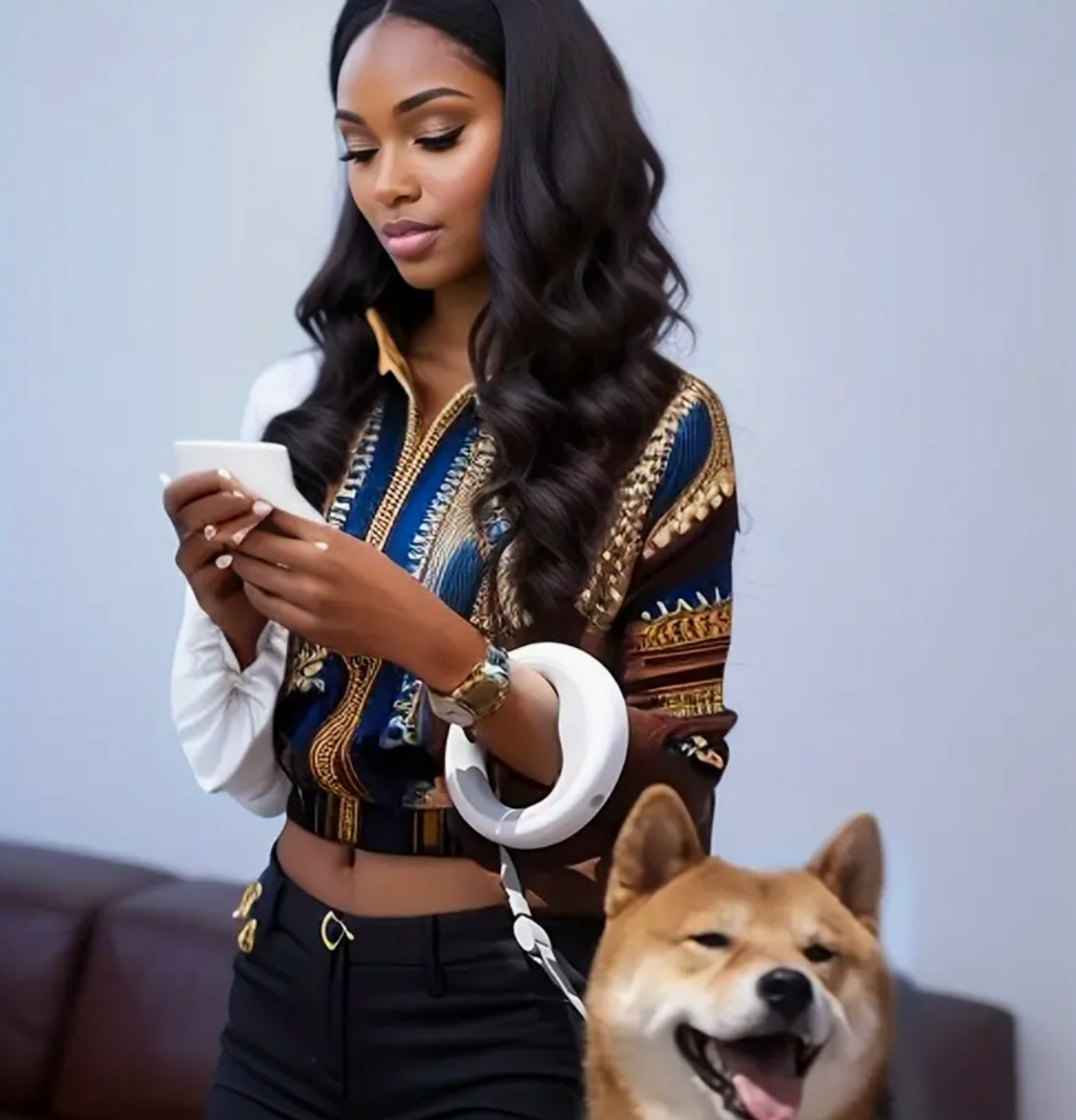 Deluxe Telescopic Dog Leash – Adjustable, Wearable Design for Medium & Large Breeds