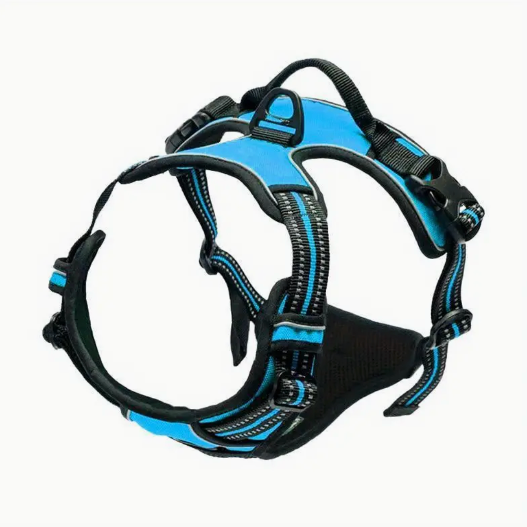 No-Pull Dog Harness with Front Clip – Reflective, Heavy-Duty Design with Easy-Control Handle (S/M/L/XL)