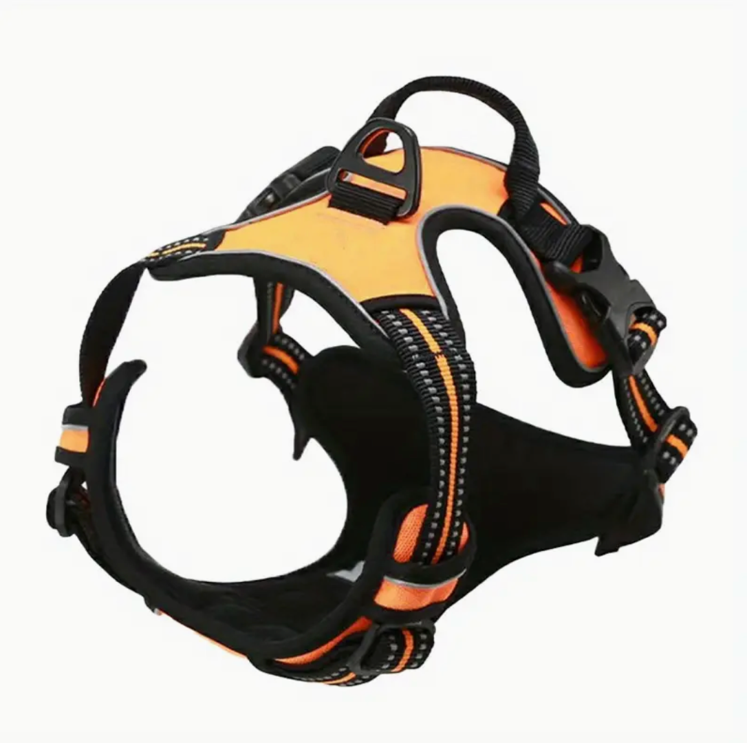 No-Pull Dog Harness with Front Clip – Reflective, Heavy-Duty Design with Easy-Control Handle (S/M/L/XL)