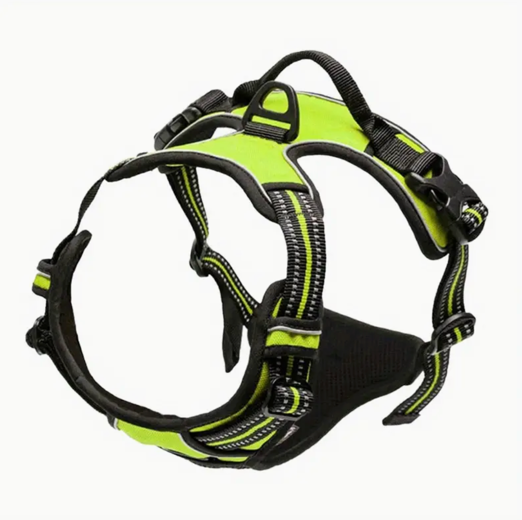 No-Pull Dog Harness with Front Clip – Reflective, Heavy-Duty Design with Easy-Control Handle (S/M/L/XL)