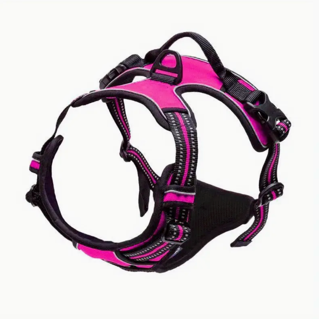 No-Pull Dog Harness with Front Clip – Reflective, Heavy-Duty Design with Easy-Control Handle (S/M/L/XL)