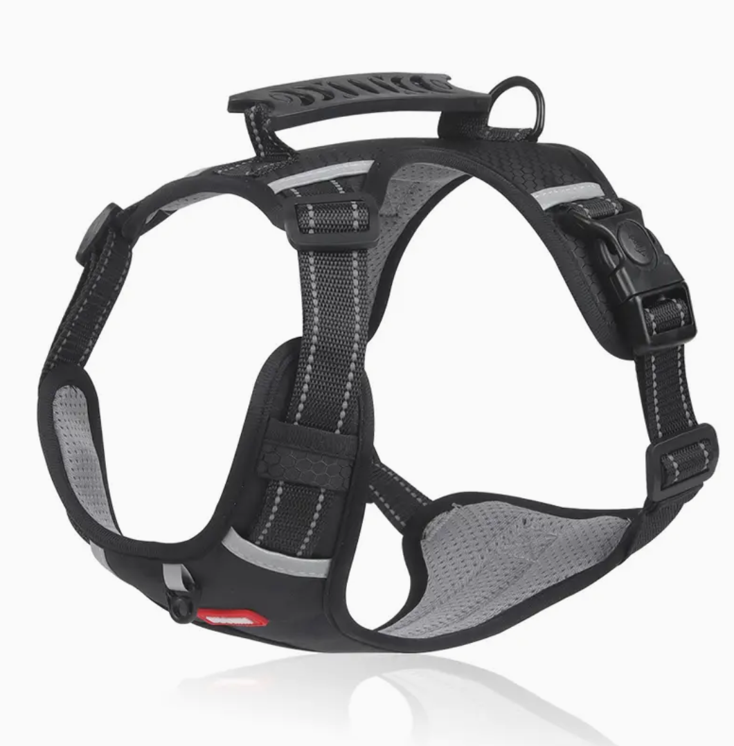 XXS Adjustable No-Pull Pet Harness for Dogs & Cats – Soft Padded Harness with Handle for Comfortable, Secure Control