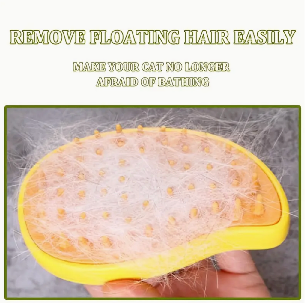 Electric Pet Grooming & Massage Comb – Hair Removal, Detangling & Massage Brush for Cats & Dogs