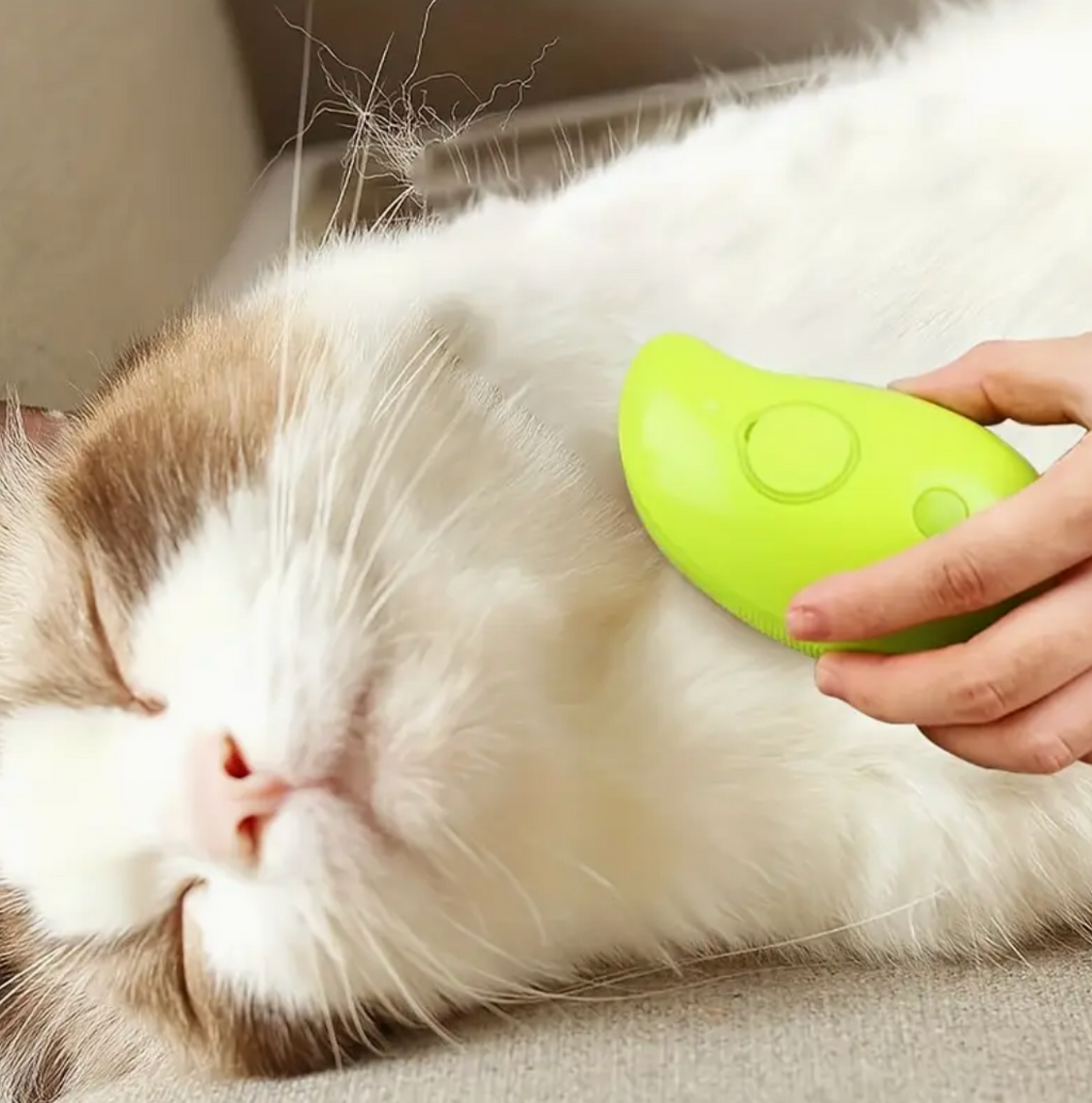 Electric Pet Grooming & Massage Comb – Hair Removal, Detangling & Massage Brush for Cats & Dogs