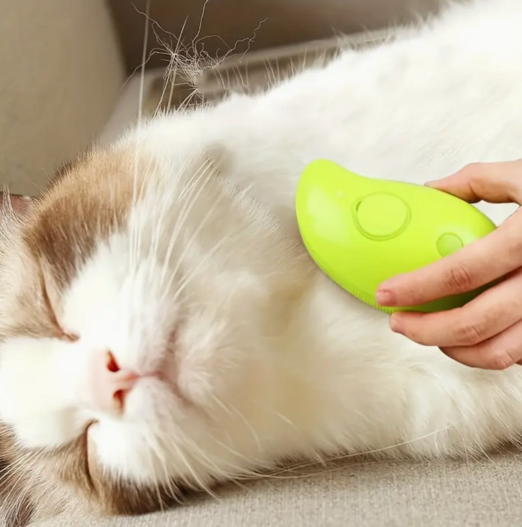Electric Pet Grooming & Massage Comb – Hair Removal, Detangling & Massage Brush for Cats & Dogs