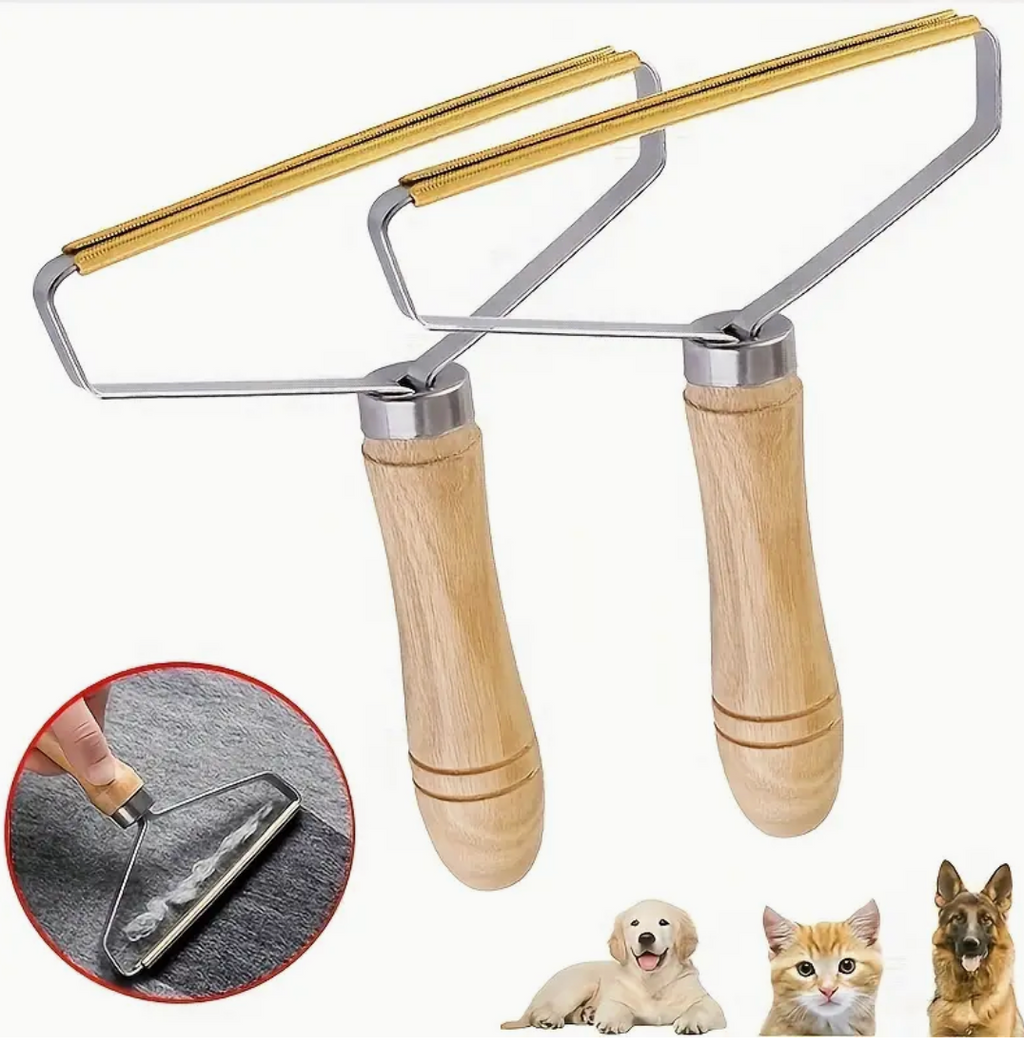 Pet Hair Remover Brush – Gentle Fur Shaving & Grooming Tool for Cats & Dogs
