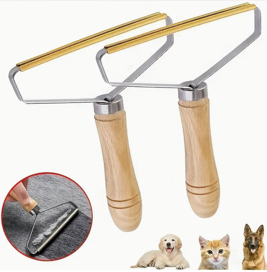 Pet Hair Remover Brush – Gentle Fur Shaving & Grooming Tool for Cats & Dogs