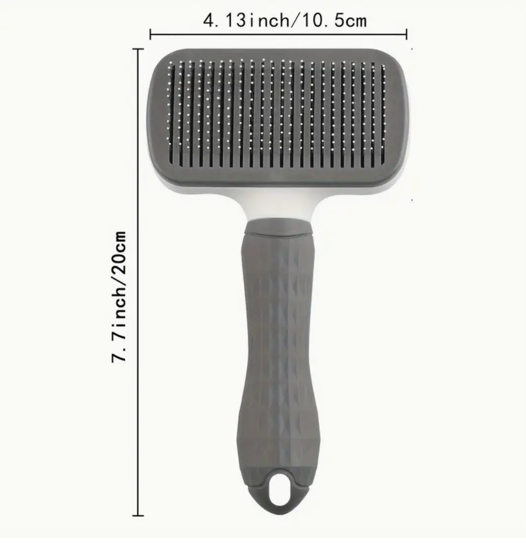 Professional Pet Massage Comb & Brush – One-Click Undercoat Remover for Dogs & Cats