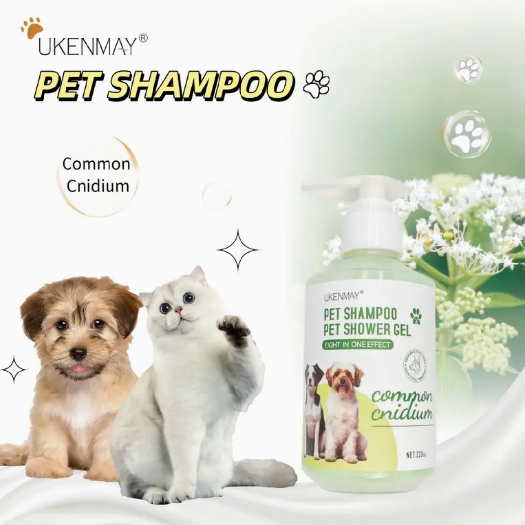 Natural Lice & Flea Repellent Pet Shampoo – Deep Cleansing, Nourishing & Soothing Formula for Cats & Dogs
