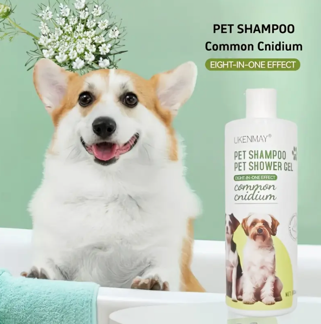 Natural Lice & Flea Repellent Pet Shampoo – Deep Cleansing, Nourishing & Soothing Formula for Cats & Dogs