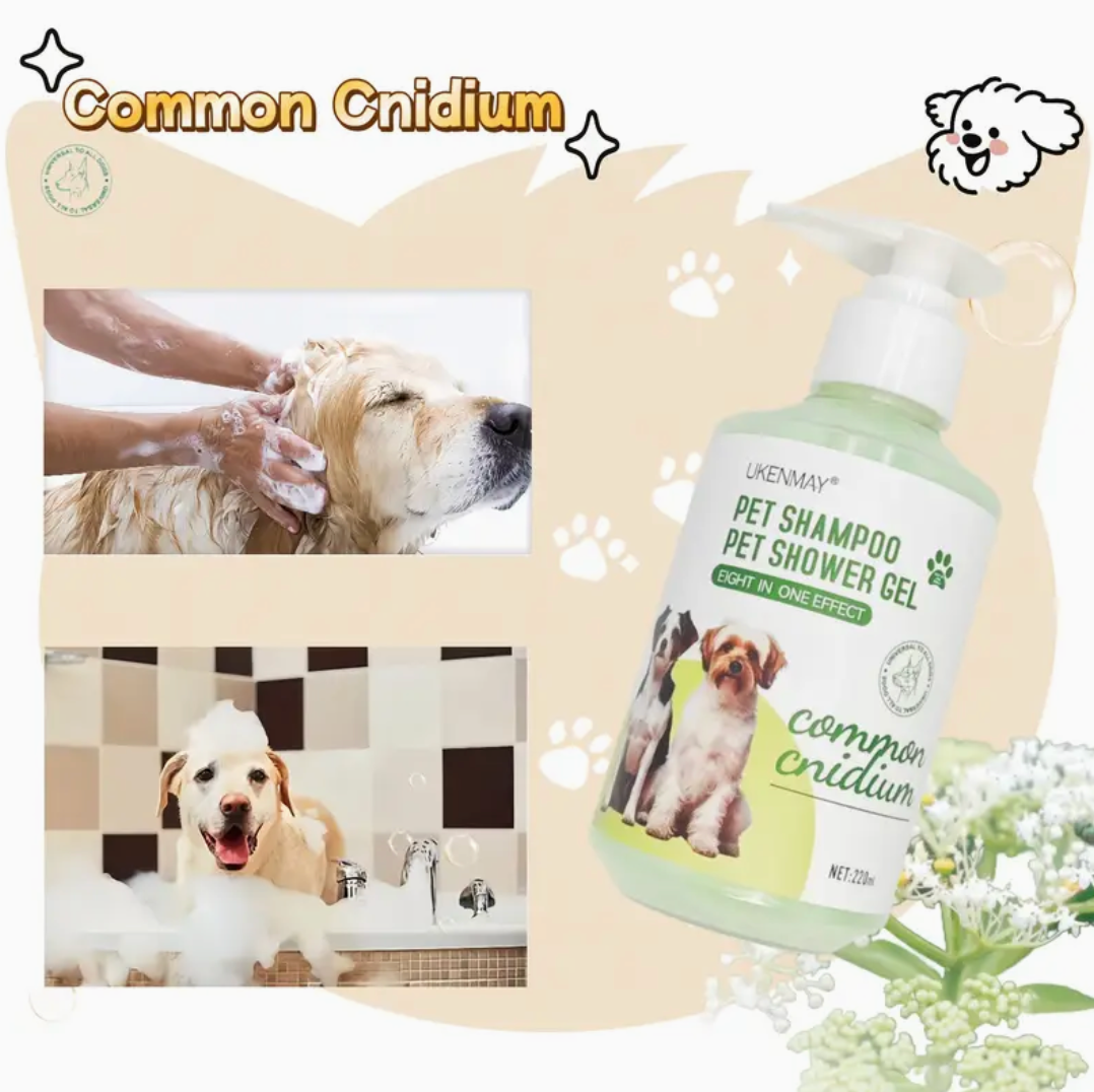Natural Lice & Flea Repellent Pet Shampoo – Deep Cleansing, Nourishing & Soothing Formula for Cats & Dogs