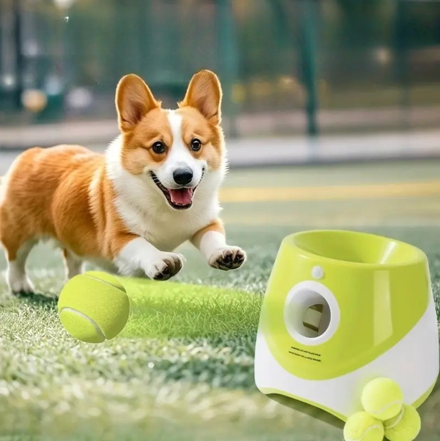 Automatic Dog Ball Launcher – USB Rechargeable Tennis Ball Thrower