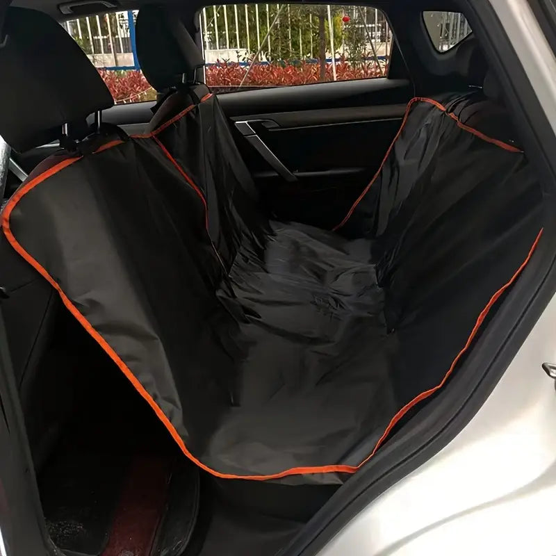 210D Foldable Single-Layer Car Pet Mat – Lightweight Rear Seat Protector for Dogs & Cats