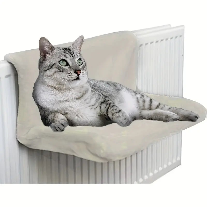 Cat Hanging Bed – Plush Flannel Hammock for Small Pets