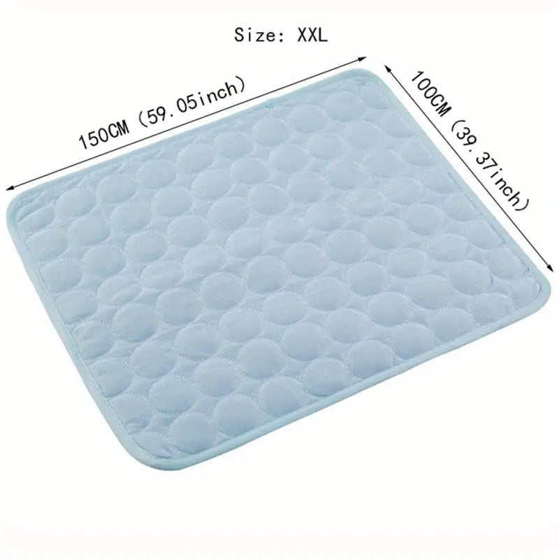 BEIYU PET Cooling Mat for Dogs & Cats – Breathable Washable Summer Comfort Pad (XS - XXL)