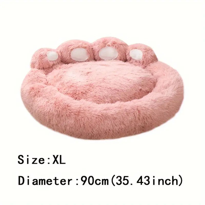 Soft Long Plush Cat & Dog Bed – Warm Winter Kennel Mat & Cozy Sleeping Sofa for Pets (S-3XL)