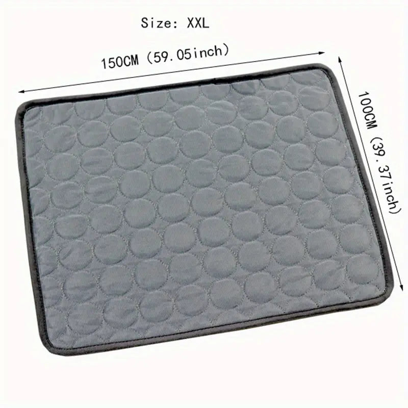 BEIYU PET Cooling Mat for Dogs & Cats – Breathable Washable Summer Comfort Pad (XS - XXL)