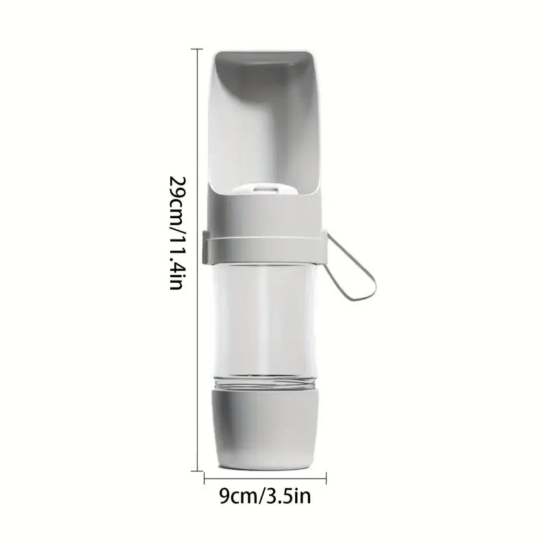 Leak-Proof Dog Water Bottle – Portable Pet Hydration & Food  Dispenser with Ergonomic Handle