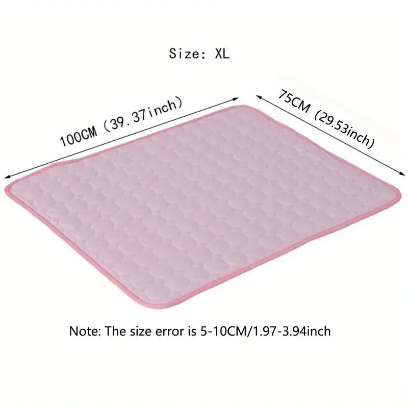 BEIYU PET Cooling Mat for Dogs & Cats – Breathable Washable Summer Comfort Pad (XS - XXL)