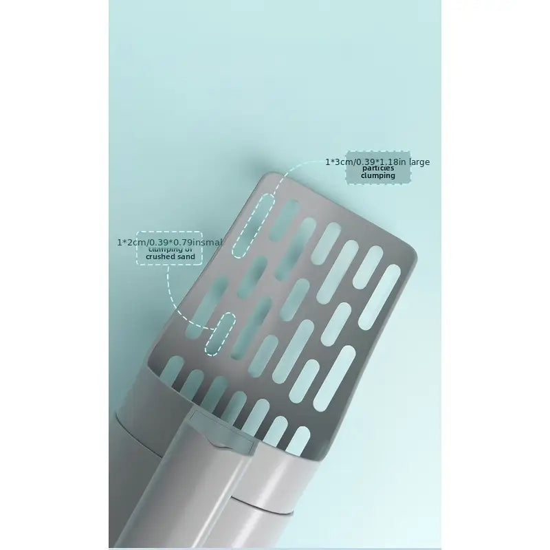 Large Capacity Cat Litter Scoop with Bracket – Easy-Clean Waste Storage Box & Durable Plastic Design