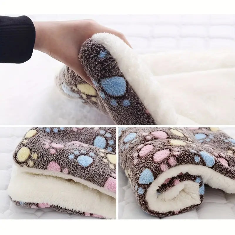 Thick Pet Bed Cushion – Soft Sleeping Pad for Autumn & Winter Warmth