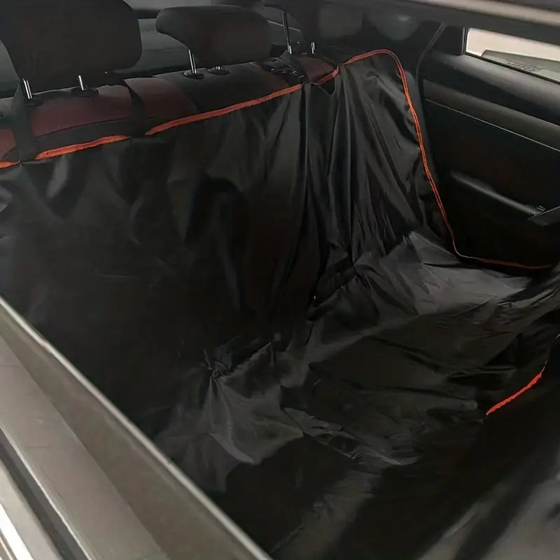210D Foldable Single-Layer Car Pet Mat – Lightweight Rear Seat Protector for Dogs & Cats