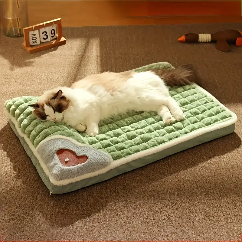 Four Seasons Universal Dog Mat – Removable & Washable Sleeping Pad with Soft Spine Support (S-3XL)