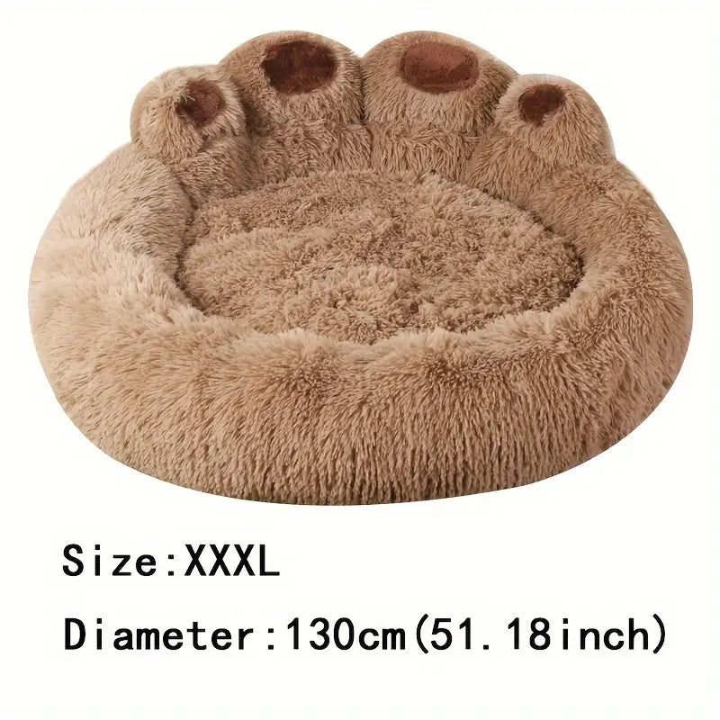 Soft Long Plush Cat & Dog Bed – Warm Winter Kennel Mat & Cozy Sleeping Sofa for Pets (S-3XL)