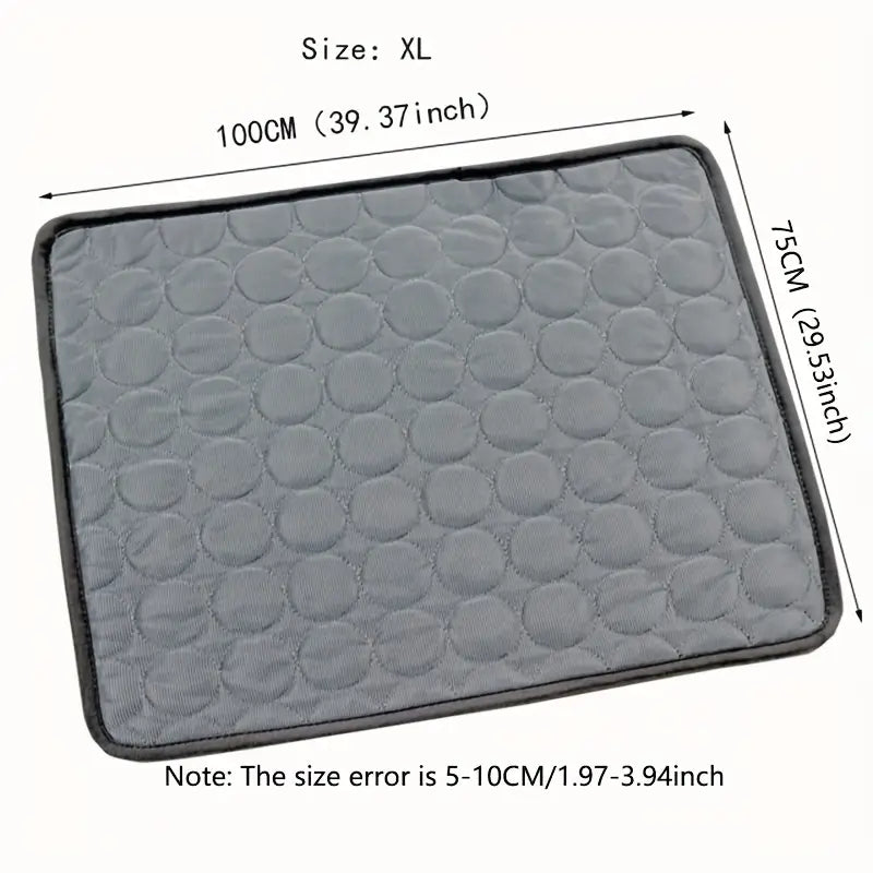 BEIYU PET Cooling Mat for Dogs & Cats – Breathable Washable Summer Comfort Pad (XS - XXL)