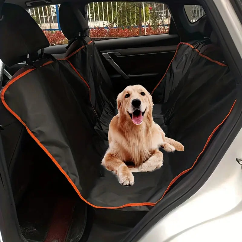 210D Foldable Single-Layer Car Pet Mat – Lightweight Rear Seat Protector for Dogs & Cats