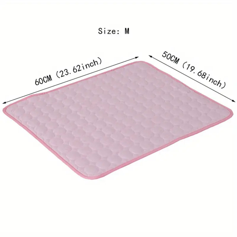 BEIYU PET Cooling Mat for Dogs & Cats – Breathable Washable Summer Comfort Pad (XS - XXL)