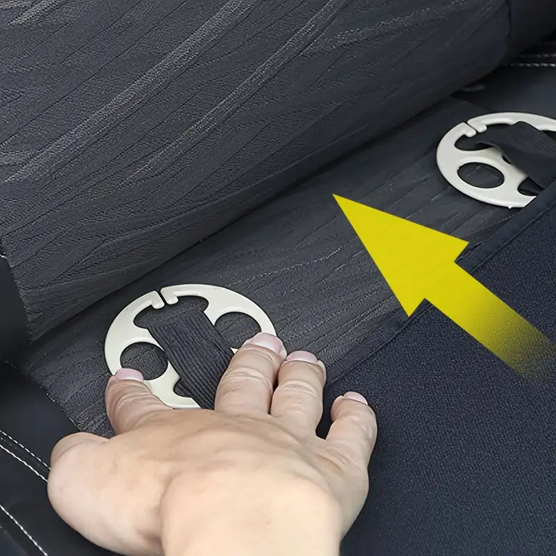 Dog Paw Print Car Seat Covers – Front & Back Protection for Pets