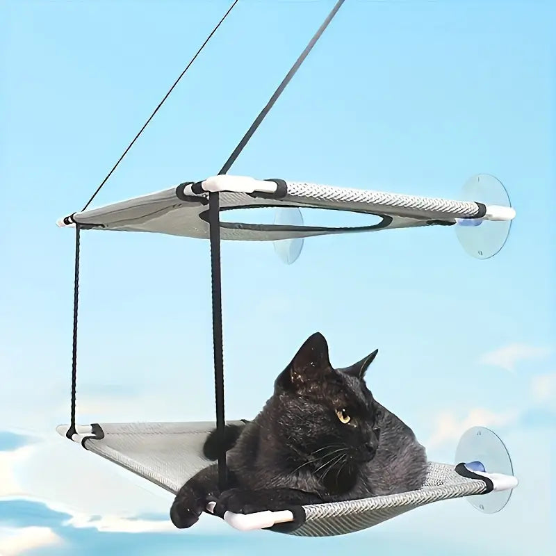 Double-Layer Cat Window Hammock – Sturdy Hanging Bed for Indoor Cats