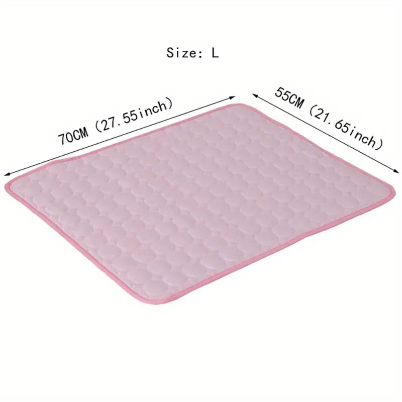 BEIYU PET Cooling Mat for Dogs & Cats – Breathable Washable Summer Comfort Pad (XS - XXL)