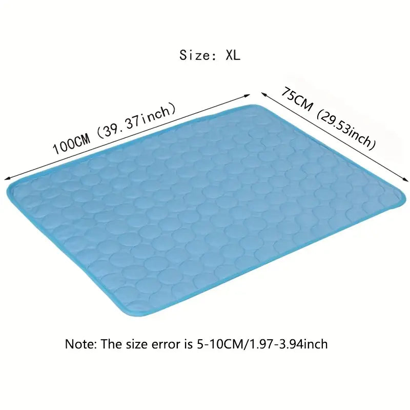 BEIYU PET Cooling Mat for Dogs & Cats – Breathable Washable Summer Comfort Pad (XS - XXL)