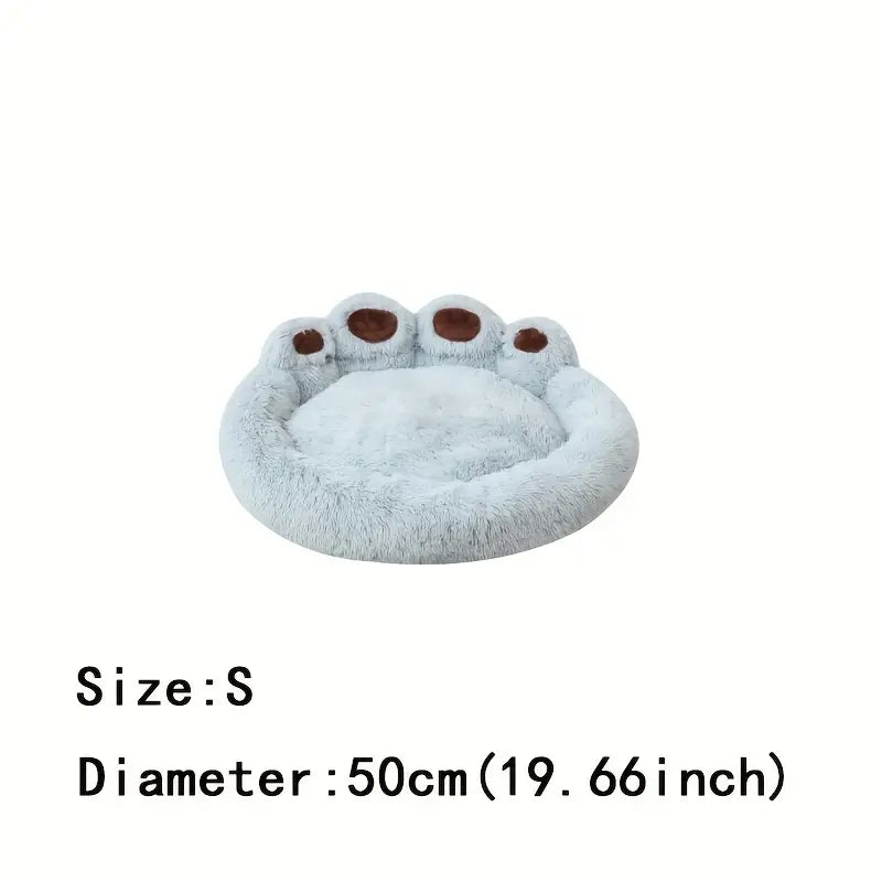 Soft Long Plush Cat & Dog Bed – Warm Winter Kennel Mat & Cozy Sleeping Sofa for Pets (S-3XL)