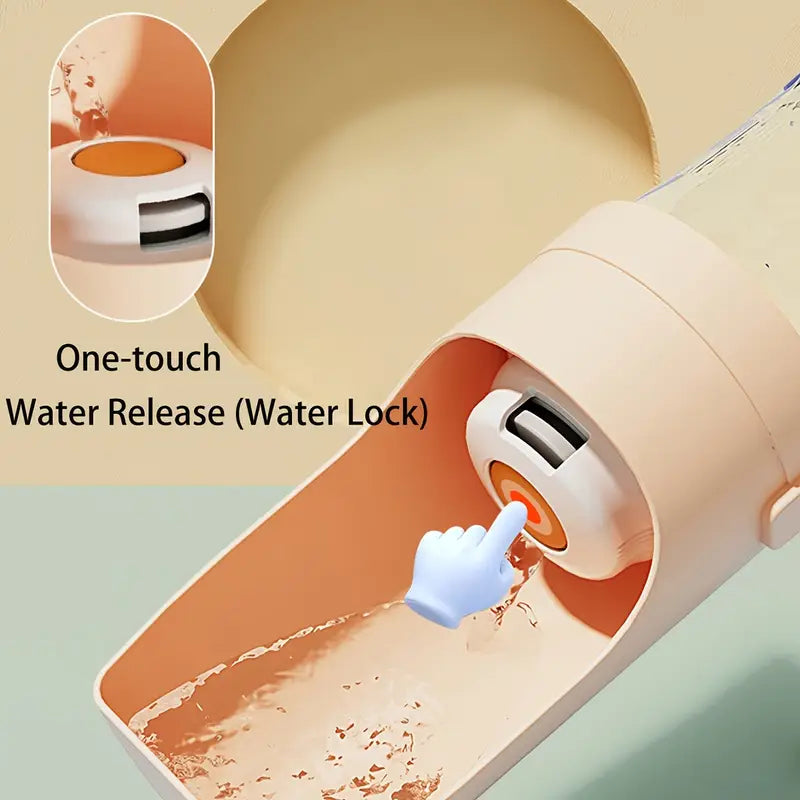 Leak-Proof Dog Water Bottle – Portable Pet Hydration & Food  Dispenser with Ergonomic Handle