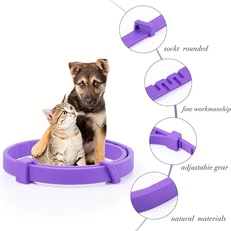 60-Day Pheromone Pet Calming Collar – Natural Stress Relief for Cats & Dogs During Loud Noises