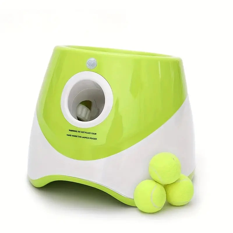 Automatic Dog Ball Launcher – USB Rechargeable Tennis Ball Thrower
